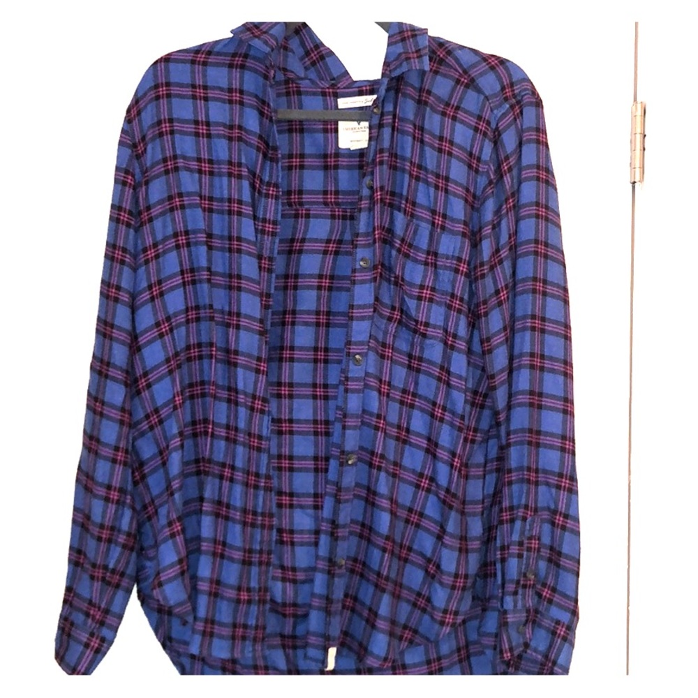 American Eagle Supersoft Boyfriend Flannel